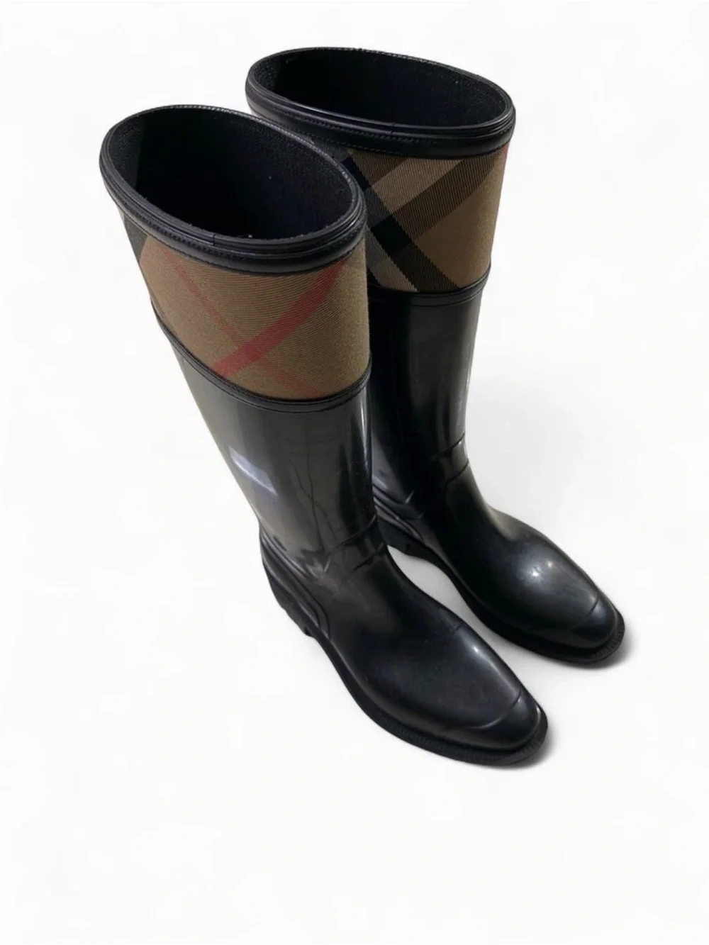 Burberry — Nova check Rubber Rain-boot #683
